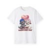 Valentine's Day Puppies T-Shirt , Happy Valentine's Day Cute Puppy Couple Tee, Women's Tee