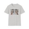 Dog Dad T-Shirt, Cute Paw Print & Puppy Graphic Tee, This soft, Embroidery Style Effect