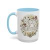 Valentine Mug , Happy Valentine Floral AccentMug, Colorful Coffee Mugs (11/15oz)