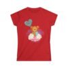 Valentine Bear Tee Cute Happy Valentine’s Day,  Women's T-Shirt