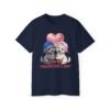 Valentine's Day Puppies T-Shirt , Happy Valentine's Day Cute Puppy Couple Tee, Women's Tee