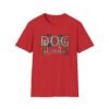 Dog Dad T-Shirt, Cute Paw Print & Puppy Graphic Tee, This soft, Embroidery Style Effect