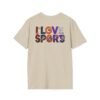 I Love Sports T-Shirt, Bold Embroidery-Style Graphic Tee for True Sports Lovers, Men's Tee