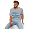 100% Argentino T-Shirt,  Distressed Argentina Flag Tee, Thread-Style Effect