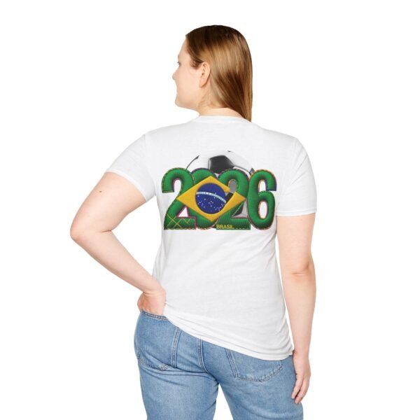 2026 Brazil Soccer T-Shirt, Unisex Soccer Fan Style, Embroidery Style Effect