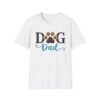 Dog Dad Tee, Because Fur Is a Fashion Statement, Tee for Pet Lovers, Embroidery Style Effect