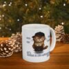 The Mug With The Attitude That The Boss Doesn't Like,  Funny Grumpy Cat Ceramic Mug, Cute Sarcastic Coffee Cup, Design On Both Sides