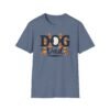 Dog Dad T-Shirt, Cute Puppy Graphic Tee for Dog Lovers, Embroidery Style Effect