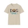Dog Dad Tee, Because Fur Is a Fashion Statement, Tee for Pet Lovers, Embroidery Style Effect