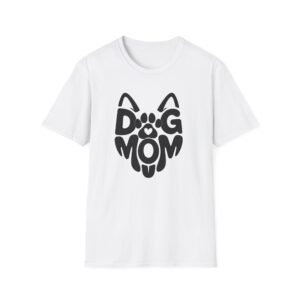 16770650444665360147_2048.jpeg Dog Mom T-Shirt, Cute Paw Heart Graphic Tee for Dog Lovers