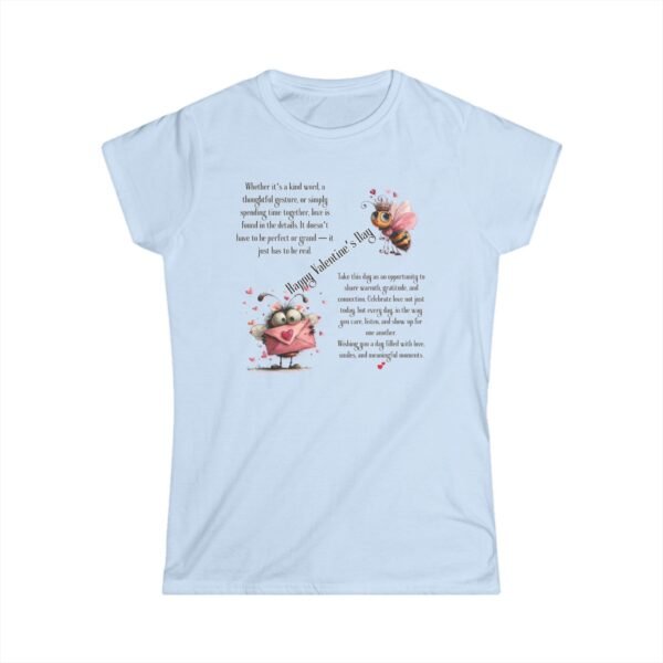 Inspirational Valentine Day Tee, "Love's Kindness" Women's Graphic T-Shirt