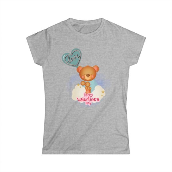 Valentine Bear Tee Cute Happy Valentine’s Day,  Women's T-Shirt