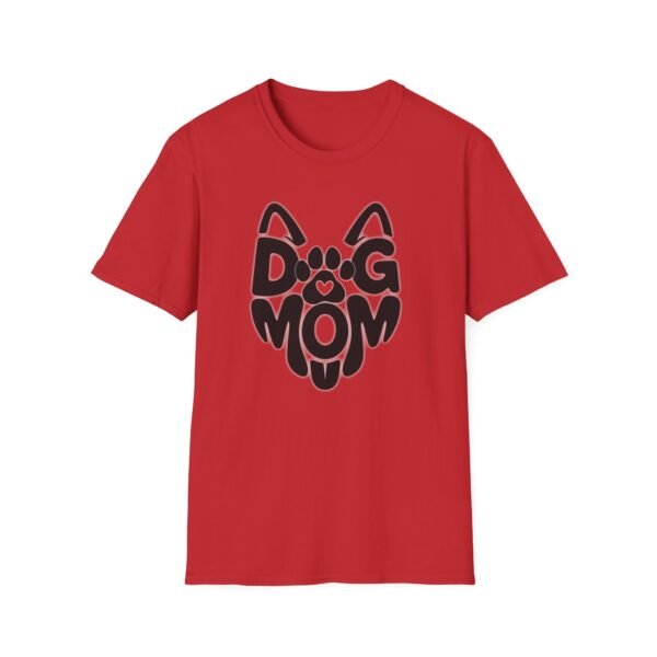 Dog Mom T-Shirt, Cute Paw Heart Graphic Tee for Dog Lovers
