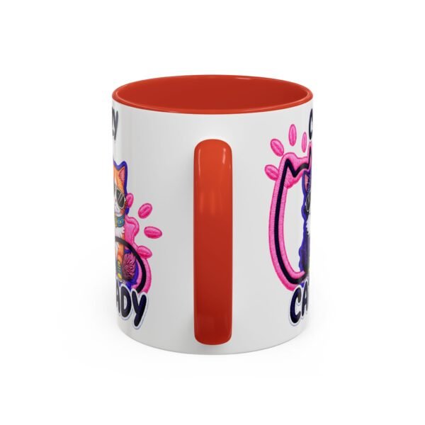 Personalized Mug, Crazy Cat Lady Accent Coffee Mug , Cute Sunglasses Cats