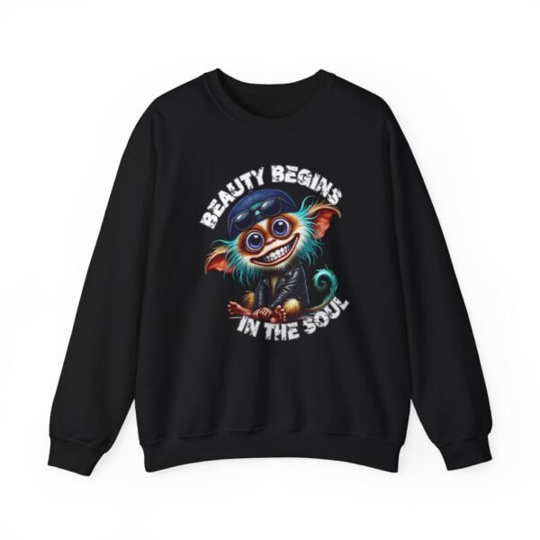 Unisex Crewneck Sweatshirt, Cute Cartoon Monkey Graphic
