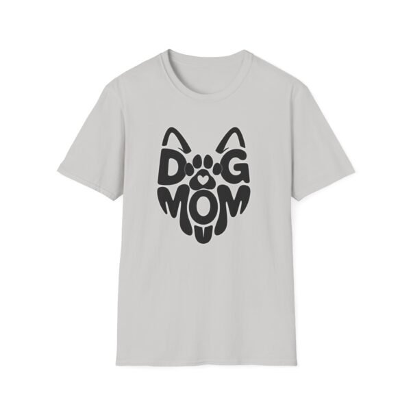 Dog Mom T-Shirt, Cute Paw Heart Graphic Tee for Dog Lovers