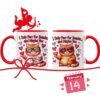 Coffee Mug — “I Only Perr For Snacks… and Maybe You” Cute Cat Valentine Gift Coffee Mug, Cute Cat Valentine Gift