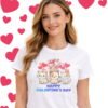 Purr-fectly in Love, Cute Kittens Valentine Tee, Women’s Shirt