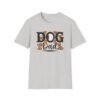 Dog Dad T-Shirt, Cute Puppy Graphic Tee for Dog Lovers, Embroidery Style Effect