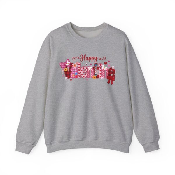 2048034967001507652_2048.jpeg Happy Valentine Women's Sweatshirt, Festive Heart, Gift Pattern Crewneck