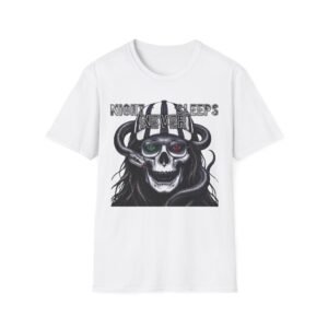 Nightmare Skull T-Shirt, Gothic Skull Graphic Tee, Thread-Style