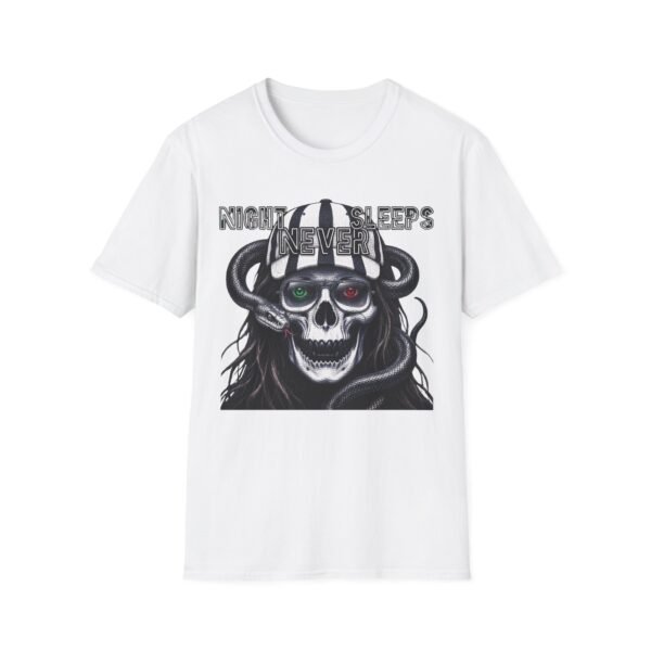 Nightmare Skull T-Shirt, Gothic Skull Graphic Tee, Thread-Style