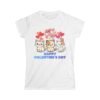 Purr-fectly in Love, Cute Kittens Valentine Tee,  Women's Shirt