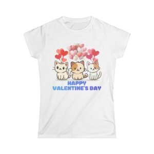 2090303189226702200_2048.jpeg Purr-fectly in Love, Cute Kittens Valentine Tee, Women's Shirt