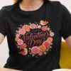 Valentine’s Day Floral Heart T-Shirt Valentine’s Day Floral Heart T-Shirt