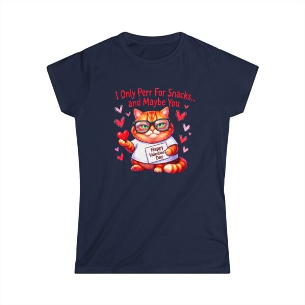 Valentine's Day Cat Tee,  Women's T-Shirt