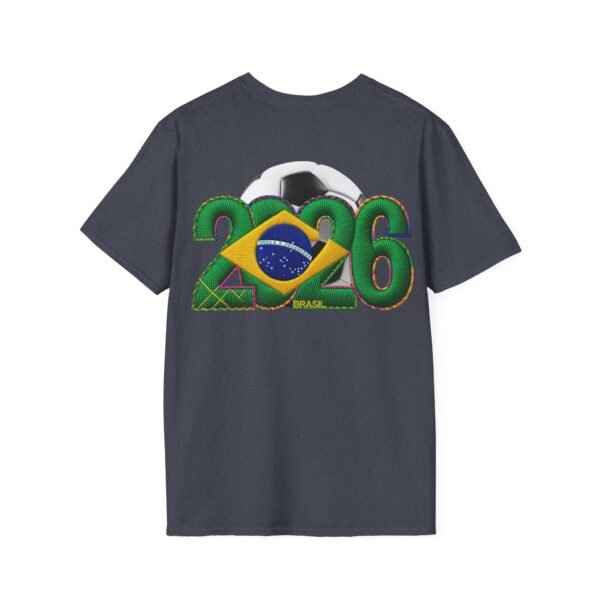 2026 Brazil Soccer T-Shirt, Unisex Soccer Fan Style, Embroidery Style Effect