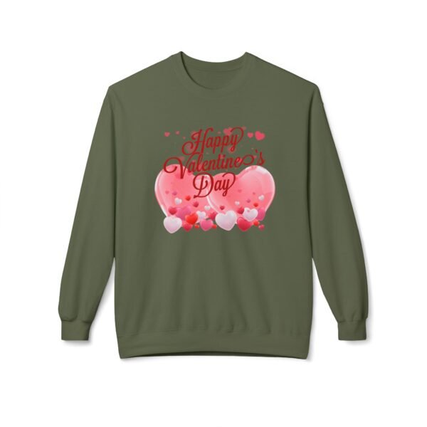 2914155078902168709_2048.jpeg Valentine's Day Crewneck Sweatshirt, Happy Valentine's Day Heart Design