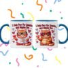 Coffee Mug — “I Only Perr For Snacks… and Maybe You” Cute Cat Valentine Gift Coffee Mug, Cute Cat Valentine Gift