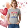 Purr-fectly in Love, Cute Kittens Valentine Tee, Women’s Shirt