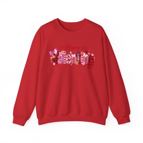 3019888765629364381_2048.jpeg Happy Valentine Women's Sweatshirt, Festive Heart, Gift Pattern Crewneck
