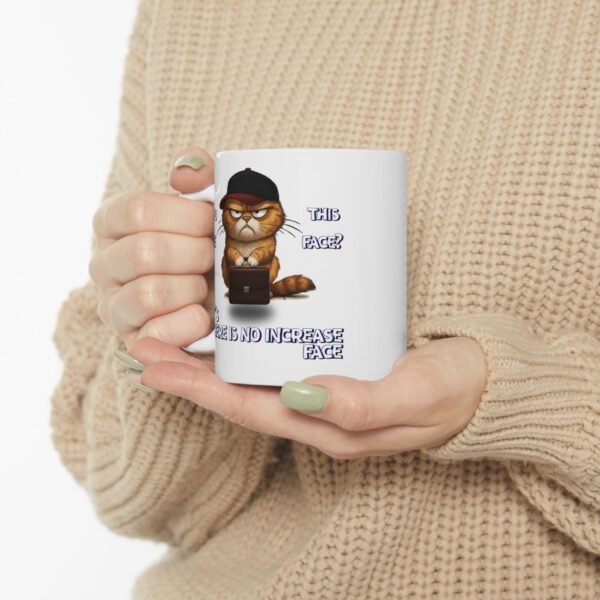 The Mug With The Attitude That The Boss Doesn't Like,  Funny Grumpy Cat Ceramic Mug, Cute Sarcastic Coffee Cup, Design On Both Sides
