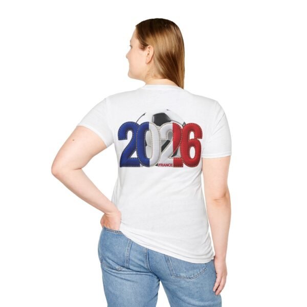 2026 France Soccer T-Shirt, Soccer Cup Fan Tee, Embroidery Style Effect