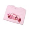 3604524640952566940_2048.jpeg Happy Valentine Women's Sweatshirt, Festive Heart, Gift Pattern Crewneck