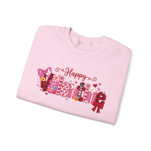 3604524640952566940_2048.jpeg Happy Valentine Women's Sweatshirt, Festive Heart, Gift Pattern Crewneck