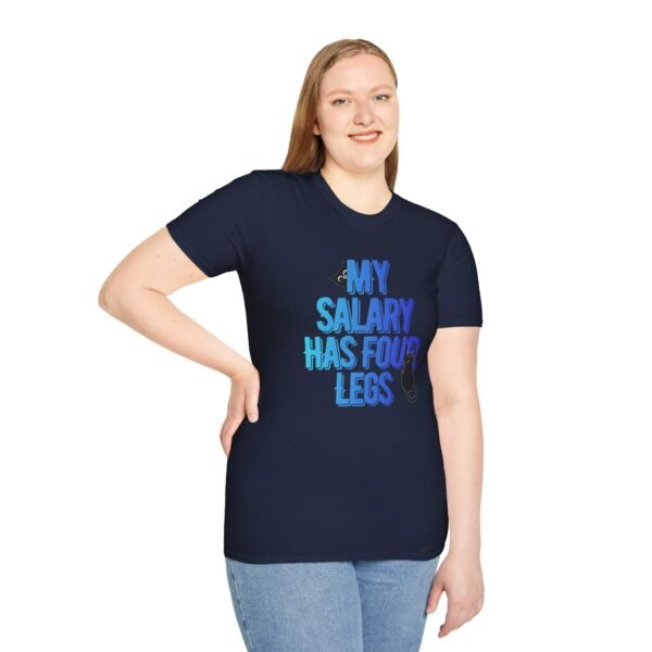 Funny Cat T-Shirt  My Salary Has Four Legs, Cat Lover Shirt