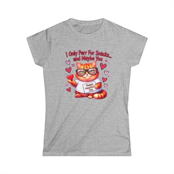 Valentine's Day Cat Tee,  Women's T-Shirt