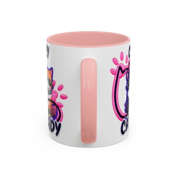 Personalized Mug, Crazy Cat Lady Accent Coffee Mug , Cute Sunglasses Cats