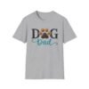 Dog Dad Tee, Because Fur Is a Fashion Statement, Tee for Pet Lovers, Embroidery Style Effect