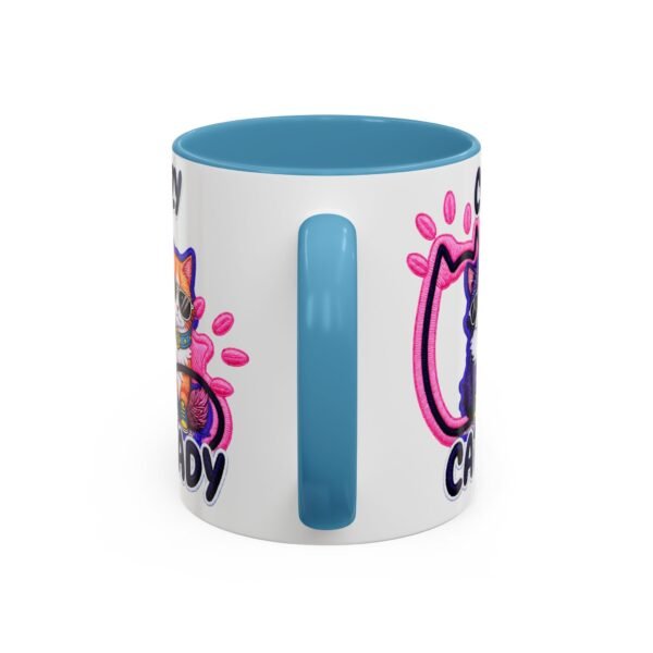 Personalized Mug, Crazy Cat Lady Accent Coffee Mug , Cute Sunglasses Cats