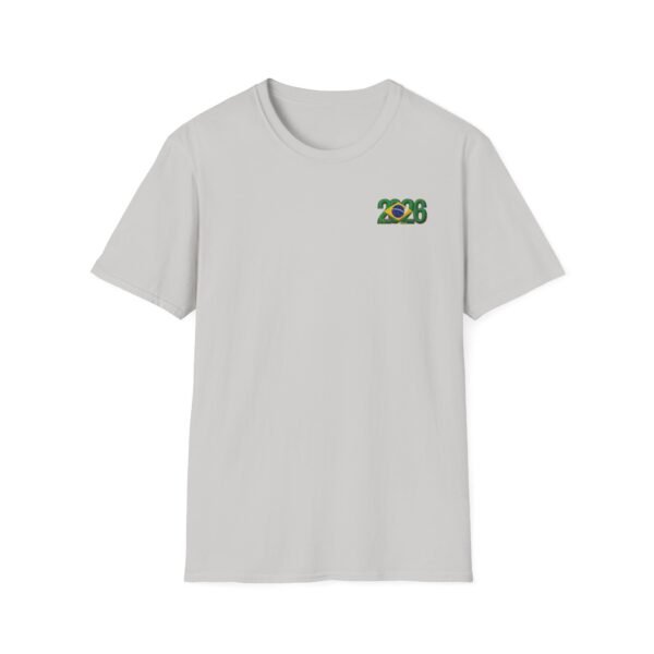 2026 Brazil Soccer T-Shirt, Unisex Soccer Fan Style, Embroidery Style Effect