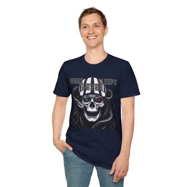 Nightmare Skull T-Shirt, Gothic Skull Graphic Tee, Thread-Style