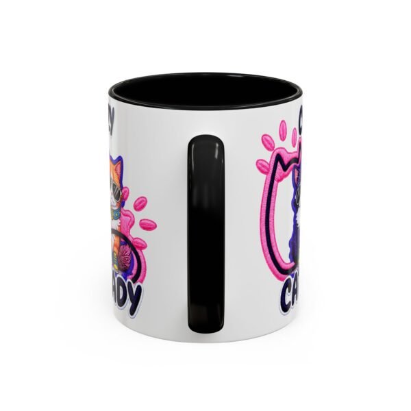 Personalized Mug, Crazy Cat Lady Accent Coffee Mug , Cute Sunglasses Cats