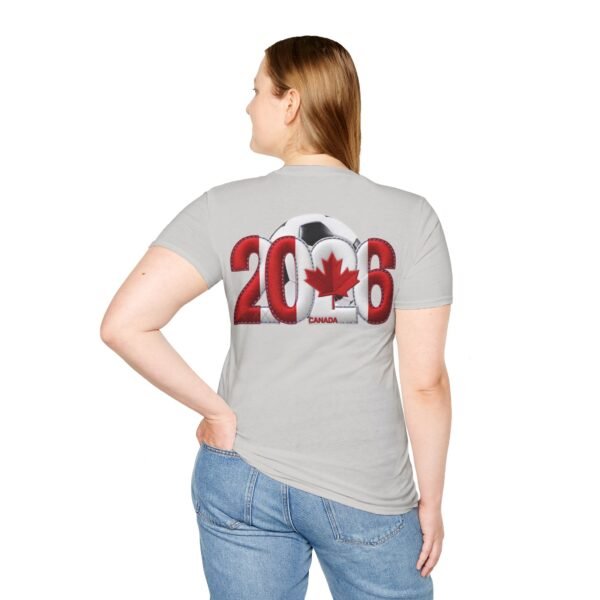 4609797942821190005_2048.jpeg Canada 2016 Soccer T-Shirt Fan, Both Sides Design Tee, Embroidery Style Effect
