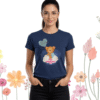 Valentine Bear Tee Cute Happy Valentine’s Day, Women’s T-Shirt