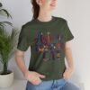 Ask Me About My Cat T‑Shirt, Funny Cat Lover Tee, Crochet Effect